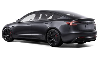 Tesla Model 3 Performance (рестайлинг) серебристого цвета 2025 года на 20 колёсах фото 3
