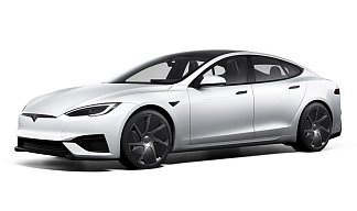 Tesla Model S Plaid (рестайлинг 2025) белого цвета 2025 года фото 1