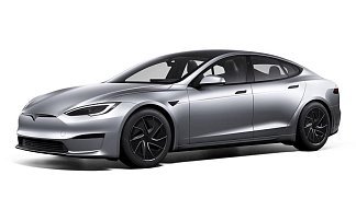 Tesla Model S Long Range (рестайлинг 2025) серебристого цвета 2025 года фото 1