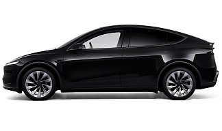 Tesla Model Y Launch Series (рестайлинг) черного цвета 2025 года на 20 колёсах фото 2