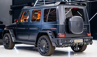 Mercedes-Benz Type G 580 E Mansory Tuning черного цвета 2025 года на 20 колёсах фото 4