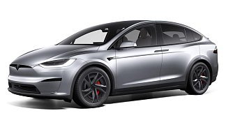 Tesla Model X Plaid (рестайлинг 2025) серебристого цвета 2025 года фото 1
