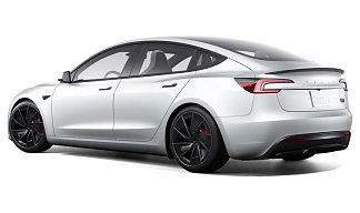 Tesla Model 3 Performance (рестайлинг) белого цвета 2025 года на 20 колёсах фото 3