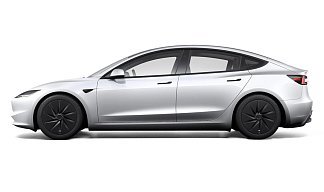 Tesla Model 3 Standard белого цвета 2025 года на 18 колёсах фото 2