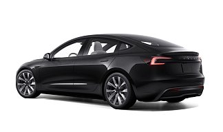 Tesla Model 3 Long Range Highland черного цвета 2025 года на 19 колёсах фото 3