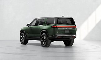 Rivian R1S зеленого цвета 2023 года на 22 колёсах фото 3
