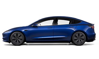 Tesla Model 3 Long Range Highland синего цвета 2025 года на 18 колёсах фото 2