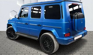 Mercedes-Benz Type G 580 EQ синего цвета 2025 года на 20 колёсах фото 2