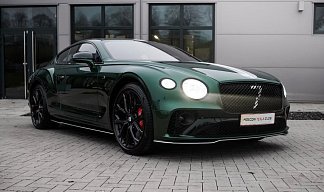 Bentley Continental GT Speed зеленого цвета 2025 года на 22 колёсах фото 3