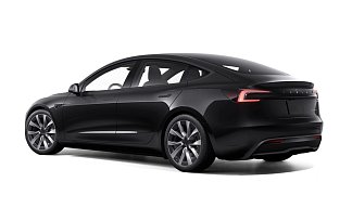 Tesla Model 3 Long Range Highland черного цвета 2025 года на 19 колёсах фото 3