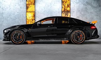 Mercedes-Benz AMG GT BRABUS Rocket 1000 черного цвета 2025 года на 22 колёсах фото 2