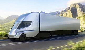 Tesla Semi серебристого цвета 2025 года фото 1