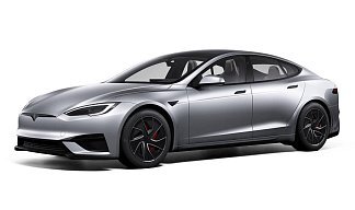 Tesla Model S Plaid (рестайлинг 2025) серебристого цвета 2025 года фото 1
