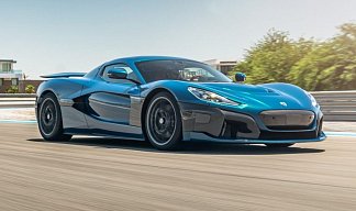 Rimac Nevera серого цвета года фото 5