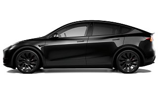 Tesla Model Y Performance черного цвета 2025 года на 21 колёсах фото 2