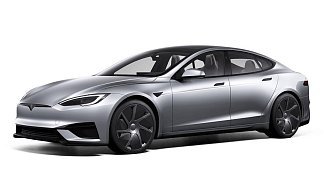 Tesla Model S Plaid (рестайлинг 2025) серебристого цвета 2025 года фото 1