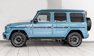 Mercedes-Benz G-Class G 63 AMG® голубого цвета 2026 года на 24 колёсах фото 2
