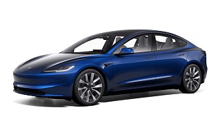 Tesla Model 3 Long Range Highland синего цвета 2025 года фото 1