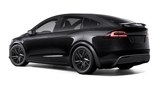 Tesla Model X Long Range (рестайлинг 2025) черного цвета 2025 года на 20 колёсах фото 3