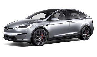 Tesla Model X Plaid (рестайлинг 2025) серебристого цвета 2025 года фото 1