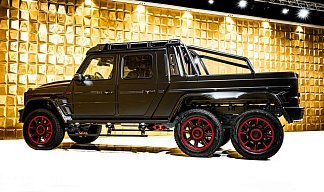 Mercedes-Benz G 63 AMG BRABUS XLP 900 6x6 ADVENTURE черного цвета 2025 года на 24 колёсах фото 2