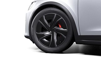 Tesla Model X Plaid (рестайлинг 2025) белого цвета 2025 года на 20 колёсах фото 5