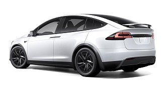 Tesla Model X Long Range (рестайлинг 2025) белого цвета 2025 года на 20 колёсах фото 3