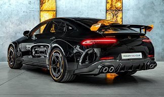 Mercedes-Benz AMG GT BRABUS Rocket 1000 черного цвета 2025 года на 22 колёсах фото 3