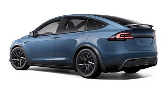 Tesla Model X Plaid (рестайлинг 2025) синего цвета 2025 года на 20 колёсах фото 3
