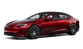 Tesla Model S Long Range (рестайлинг 2025) красного цвета 2025 года фото 1