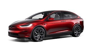 Tesla Model X Long Range красного цвета 2025 года фото 1
