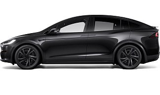 Tesla Model X Long Range (рестайлинг 2025) черного цвета 2025 года на 20 колёсах фото 2
