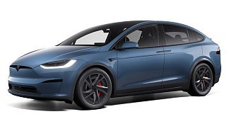 Tesla Model X Plaid (рестайлинг 2025) синего цвета 2025 года фото 1