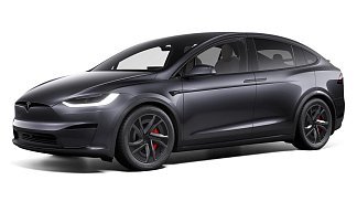 Tesla Model X Plaid (рестайлинг 2025) темно-серого цвета 2025 года фото 1