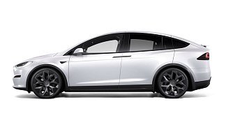 Tesla Model X Long Range белого цвета 2025 года на 22 колёсах фото 2