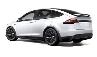 Tesla Model X Plaid (рестайлинг 2025) белого цвета 2025 года на 20 колёсах фото 3