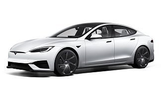 Tesla Model S Plaid (рестайлинг 2025) белого цвета 2025 года фото 1