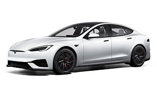 Tesla Model S Plaid (рестайлинг 2025) белого цвета 2025 года фото 1