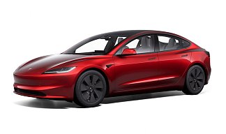 Tesla Model 3 Long Range Highland красного цвета 2025 года фото 1