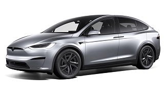 Tesla Model X Long Range (рестайлинг 2025) серебристого цвета 2025 года фото 1