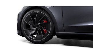 Tesla Model 3 Performance (рестайлинг) серебристого цвета 2025 года на 20 колёсах фото 4