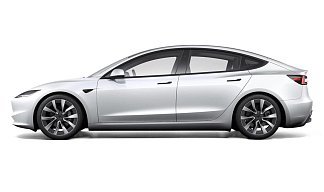 Tesla Model 3 Standard белого цвета 2025 года на 19 колёсах фото 2