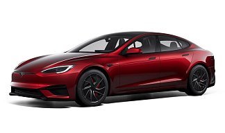 Tesla Model S Plaid (рестайлинг 2025) красного цвета 2025 года фото 1