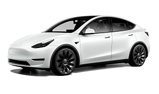 Tesla Model Y Performance белого цвета 2025 года фото 1