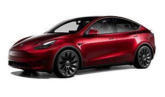 Tesla Model Y Performance красного цвета 2025 года фото 1