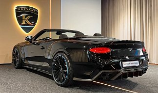 Bentley Continental GT Speed Keyvany Carbon черного цвета 2025 года на 22 колёсах фото 2