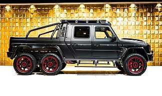 Mercedes-Benz G 63 AMG BRABUS XLP 900 6x6 ADVENTURE черного цвета 2025 года на 24 колёсах фото 5