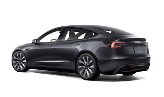 Tesla Model 3 Long Range Highland серого цвета 2025 года на 19 колёсах фото 3