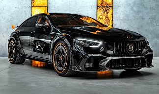 Mercedes-Benz AMG GT BRABUS Rocket 1000 черного цвета 2025 года на 22 колёсах фото 5