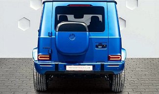 Mercedes-Benz Type G 580 EQ синего цвета 2025 года на 20 колёсах фото 3